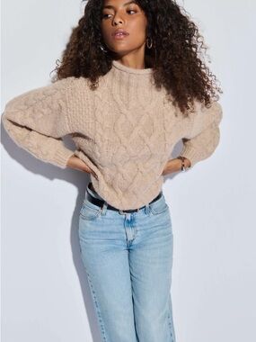 Nation LA cropped knit sweater